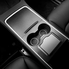 Rear Carbon Fiber Center Console Wraps For Tesla Model 3/Y-Motor Vehicle Interior Fittings-Teego