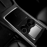 Rear Carbon Fiber Center Console Wraps For Tesla Model 3/Y-Motor Vehicle Interior Fittings-Teego