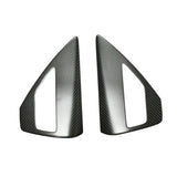 tesla model 3/Y/S/X carbon fiber charging port cover matte finish