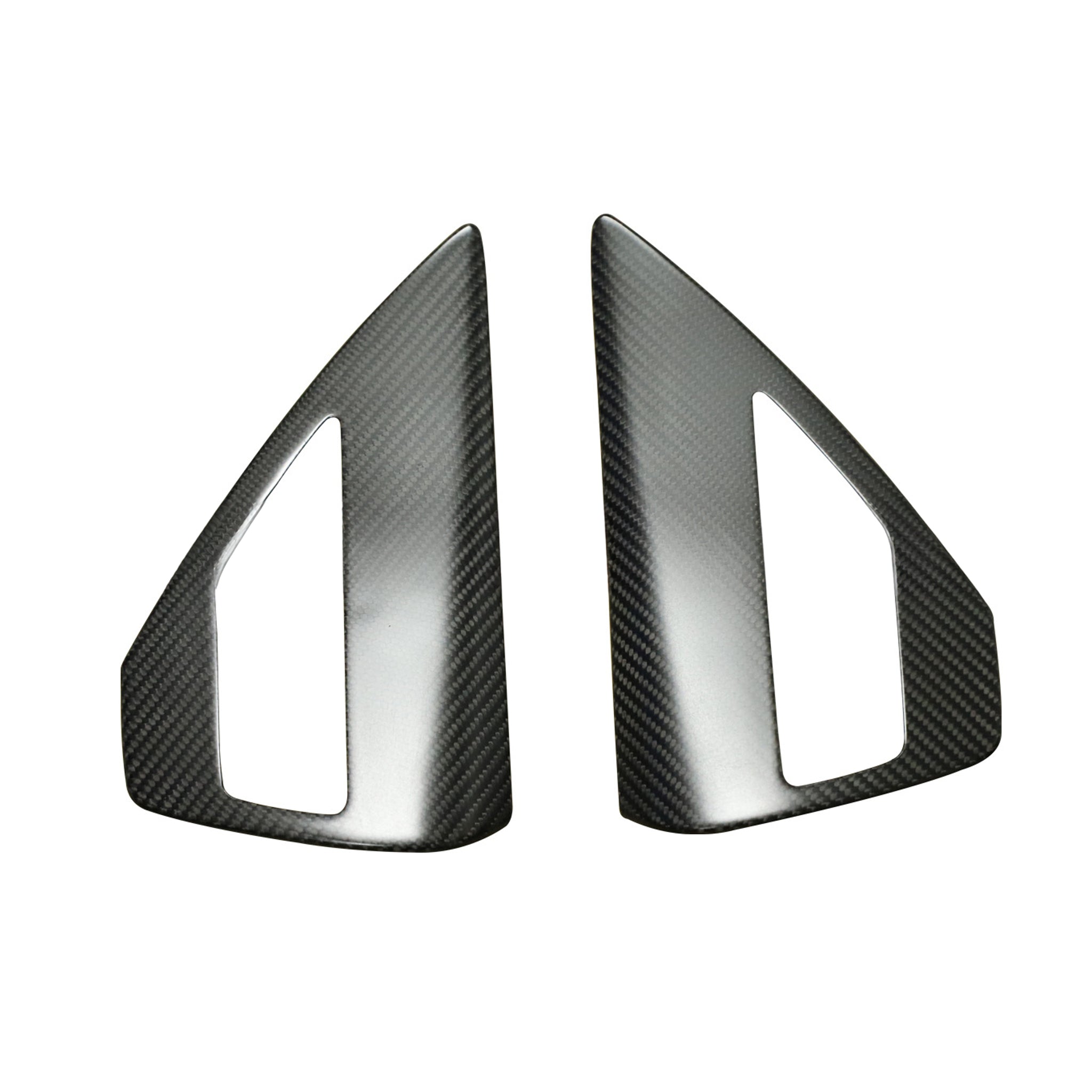 tesla model 3/Y/S/X carbon fiber charging port cover matte finish