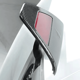 tesla carbon fiber charge cap after installation