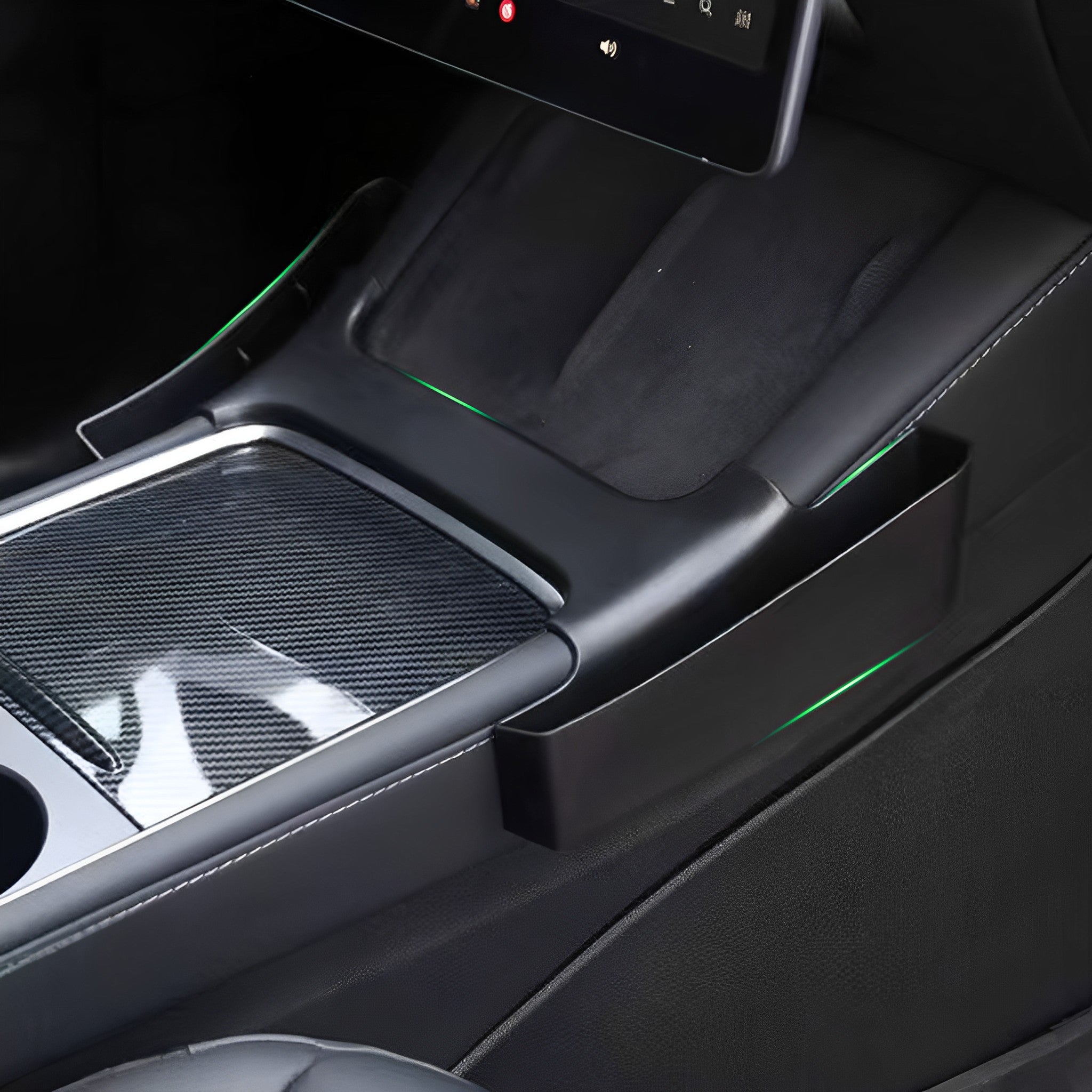 Tesla Model 3 & Model Y Center Console Side Storage Organizer – Custom Fit Interior Accessory