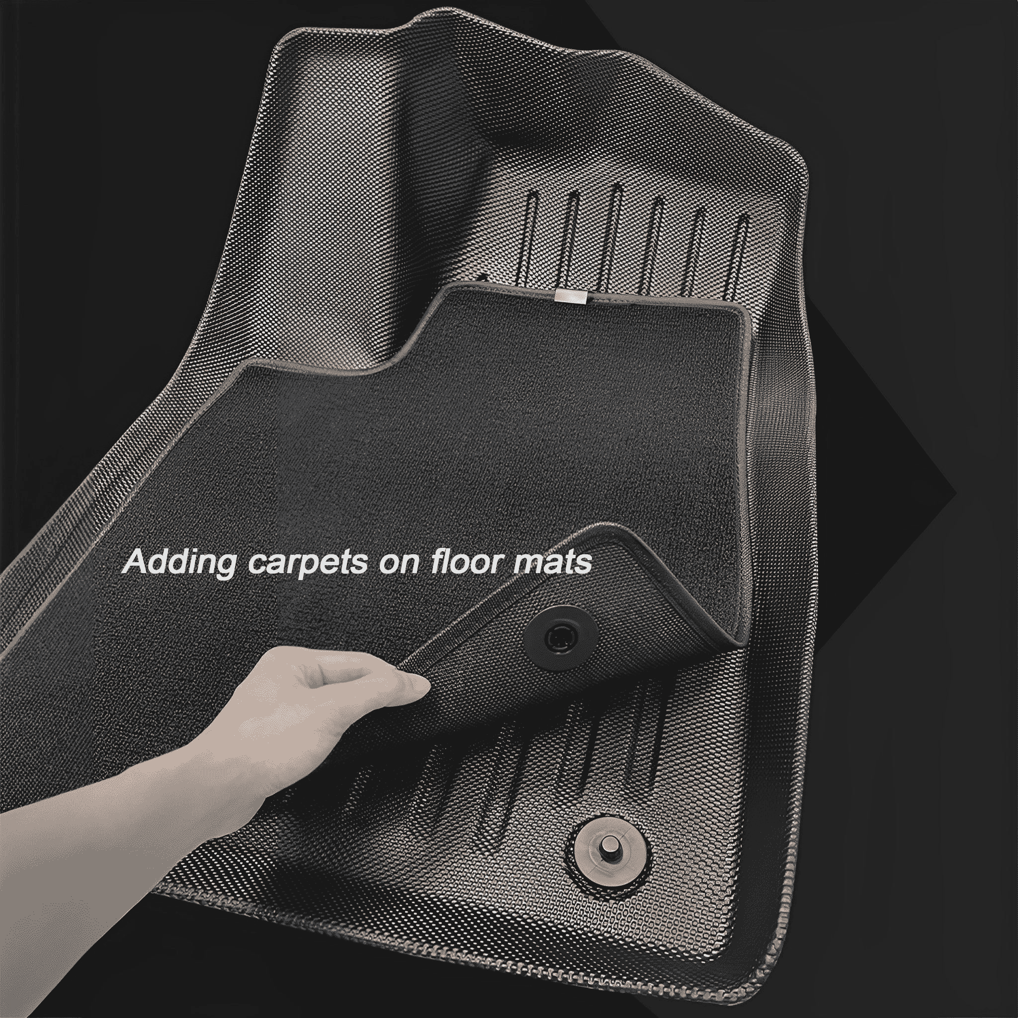Tesla Model X All-Weather Floor Mats for 2016-2021 Pre-Refresh (5-Seater)