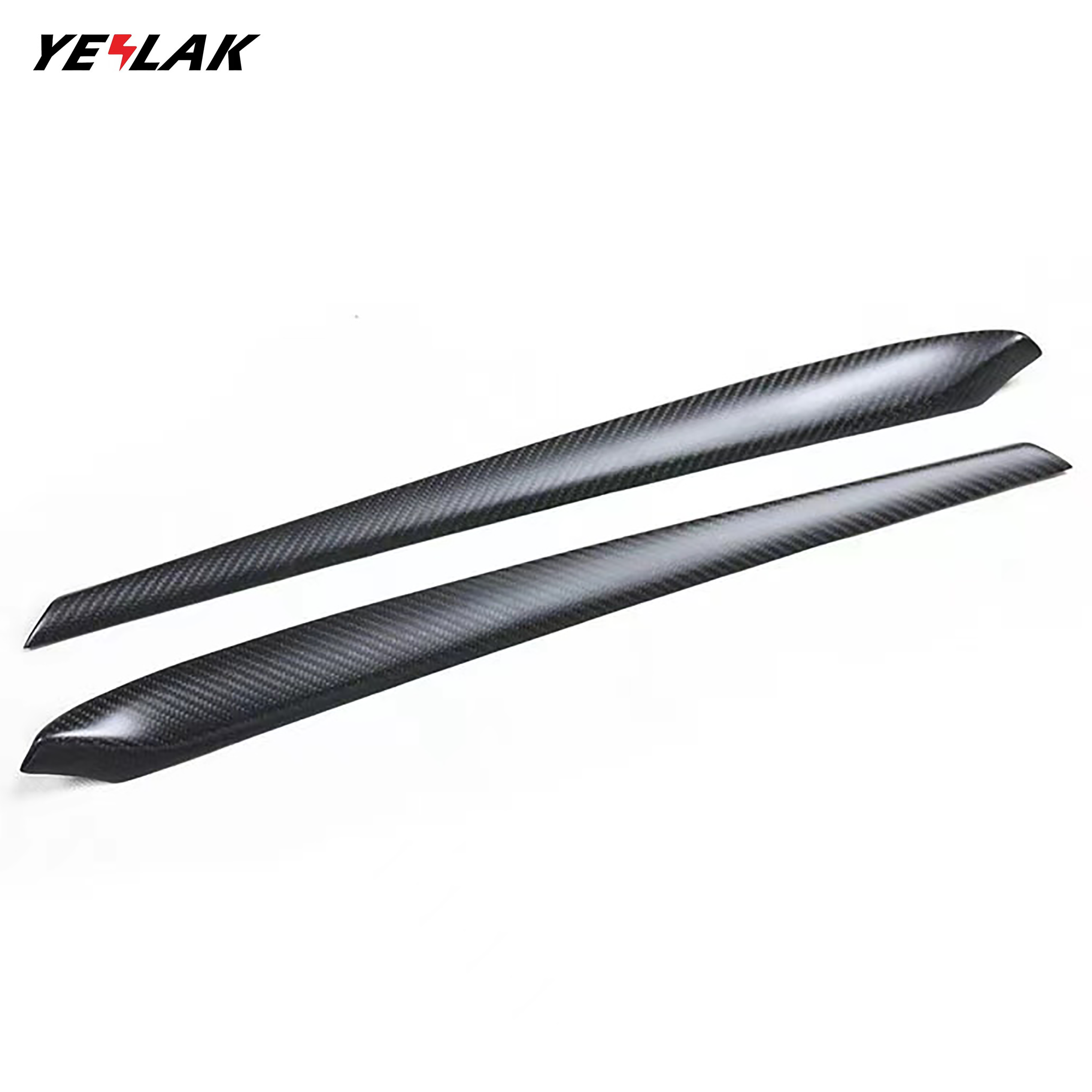 Real Carbon Fiber Front Door Trim Covers For Tesla Model 3&Y-Motor Vehicle Interior Fittings-Teego