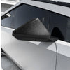 Cybertruck Forged Carbon Fiber Mirror Caps - Industrial-Grade Customization for Bold Visual Impact(Pre-order)