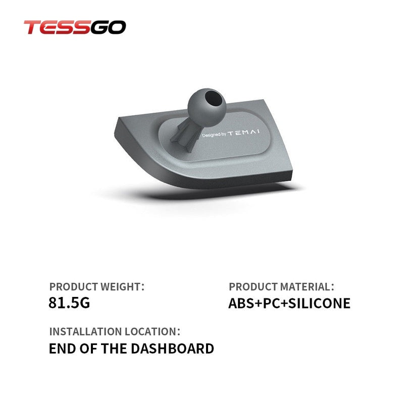 TESSGO A-Pillar Magnetic Phone Mount FOR Tesla Model 3 Highland 2024+ & Model Y Juniper 2026+