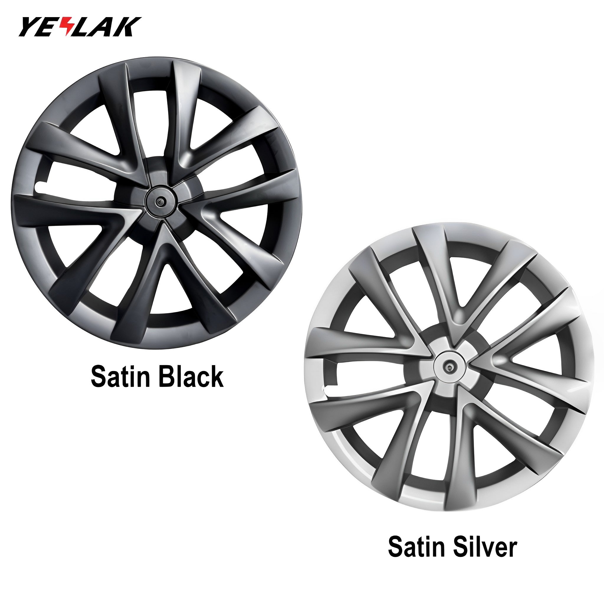 Model S Arachnid Style Wheel Covers for Tesla Model 3 18" Wheels - Colors