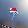TESSGO Christmas Santa Hat Emblem Stickers FOR Tesla S 3 X Y Cybertruck