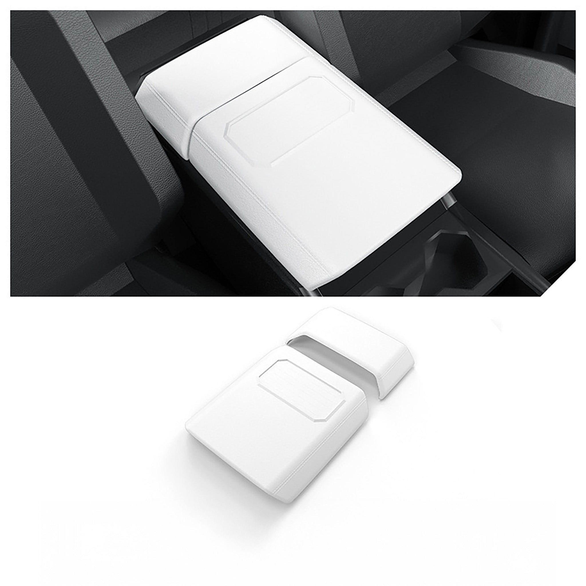 Tessgo Armrest & Rear Screen Upper Covers for Cybertruck