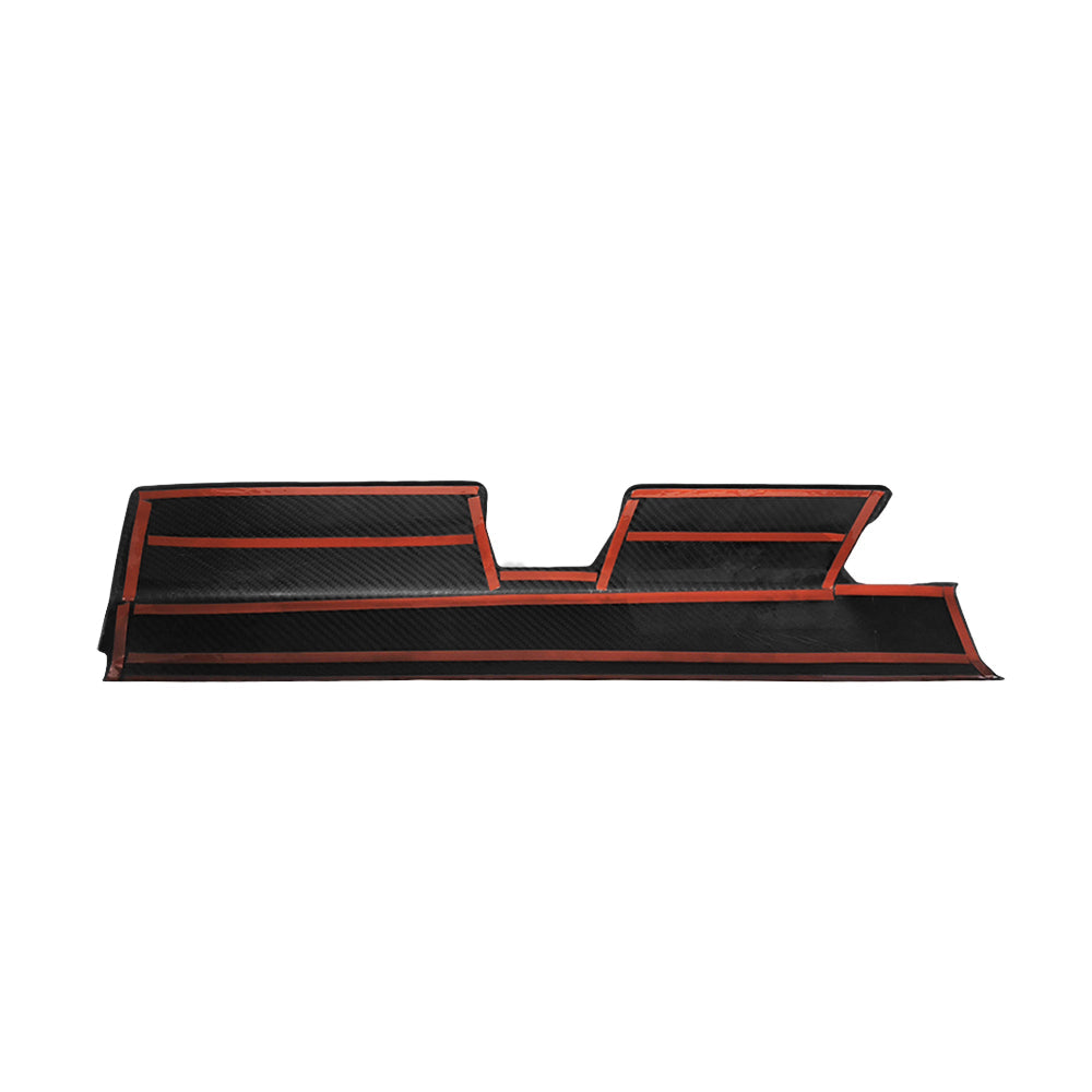 Tesla Cybertruck Forged Carbon Fiber Dashboard Overlay - Industrial-Strength Style & Seamless Upgrade (Pre-Order)