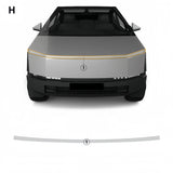 2024 Tesla Cybertruck Pre-cut Gloss Clear PPF Wrap Self-Healing TPU Film