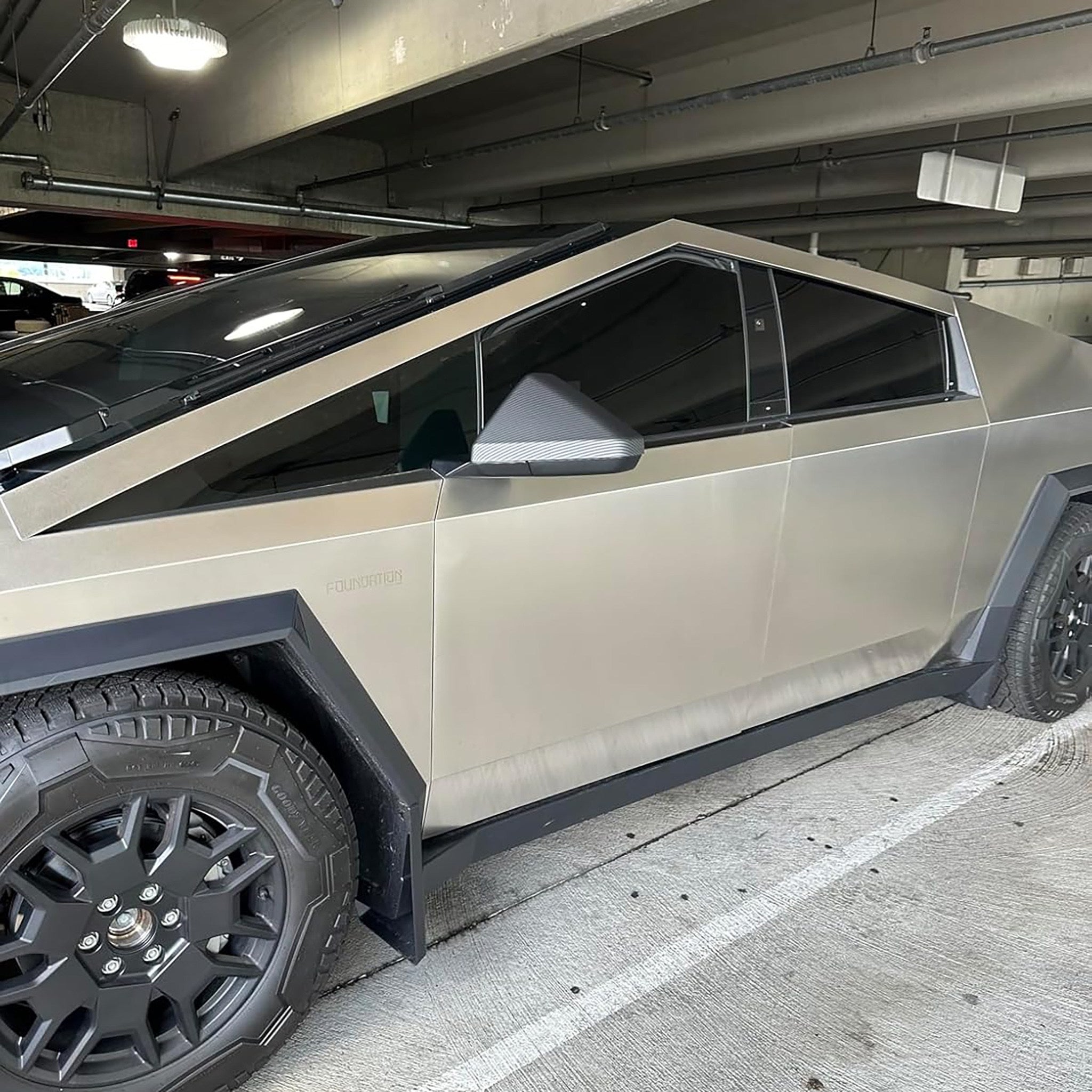 Tesla Cybertruck Real Carbon Fiber Mirror Caps – Gloss/Matte Finish | OEM Fitment, No-Drill Installation