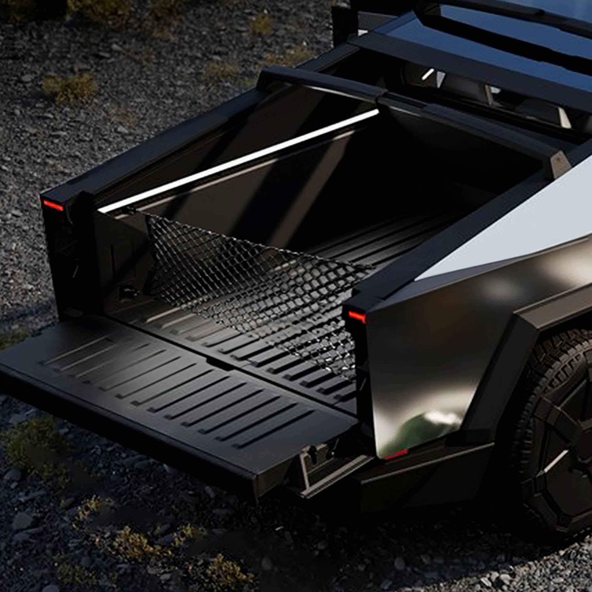 Tesla Cybertruck Truck Bed Cargo Net