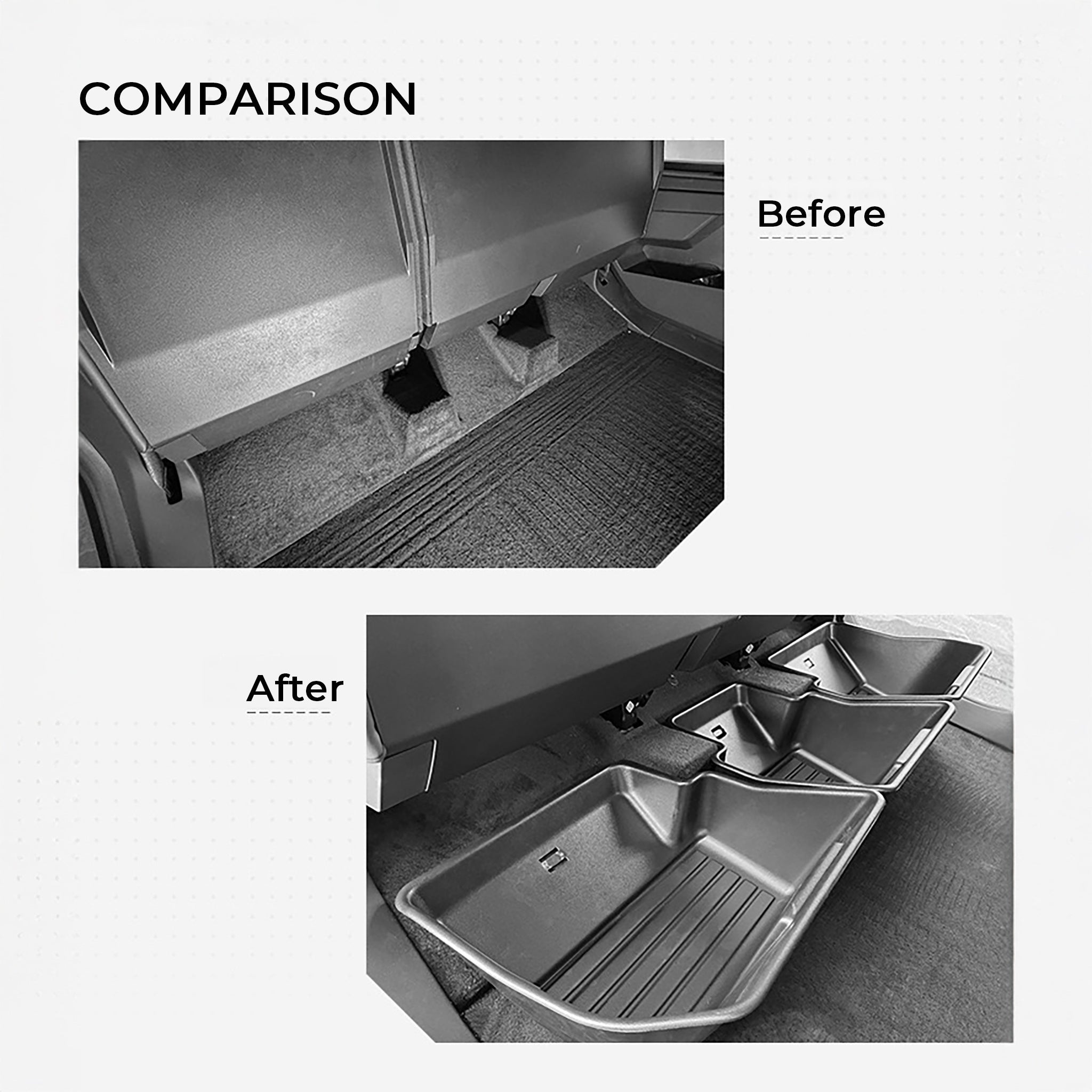 Cybertruck Underseat Storage Bins -Gen2