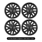 1 Pcs of Tesla Wheel Cover for 2024 New Model 3 Highland 18'' Wheels