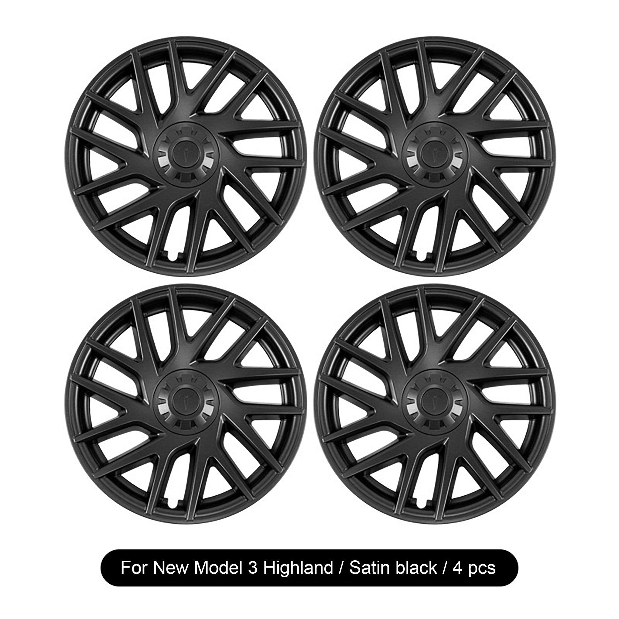 1 Pcs of Tesla Wheel Cover for 2024 New Model 3 Highland 18'' Wheels