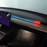 Tesla LED Ambient Light Upgrade Kit for Model 3 & Model Y (2017–2025) – Intelligent Blind Spot Alerts, RGB Interior Lighting & Smart Driving Indicators