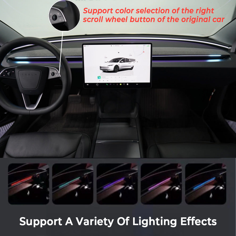 Tesla LED Ambient Light Upgrade Kit for Model 3 & Model Y (2017–2025)