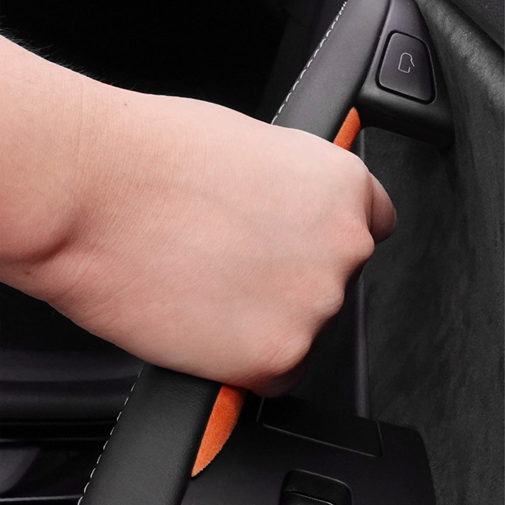 Tesla Model 3 2024+ & Model Y Juniper 2025+ Alcantara Door Handle Wrap – Luxury Interior Upgrade