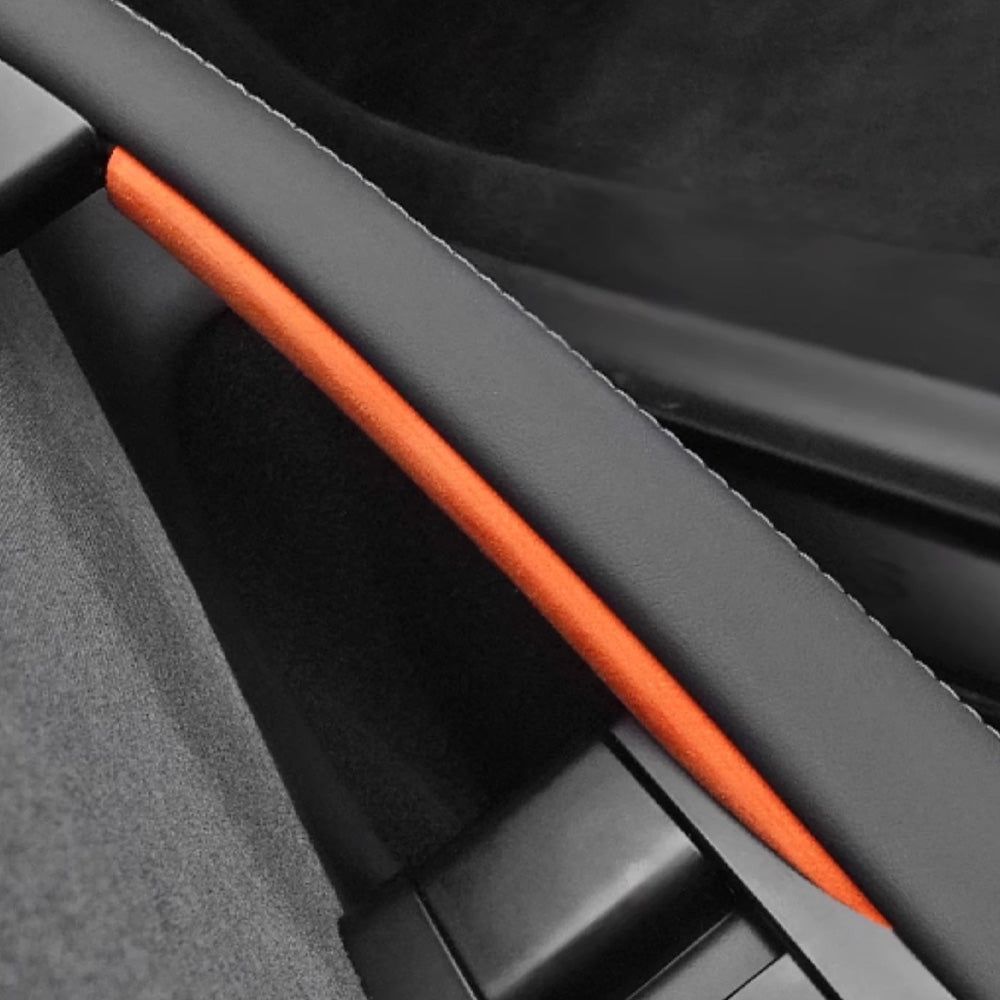 Tesla Model 3 2024+ & Model Y Juniper 2025+ Alcantara Door Handle Wrap – Luxury Interior Upgrade