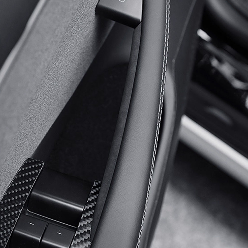 Tesla Model 3 2024+ & Model Y Juniper 2025+ Alcantara Door Handle Wrap – Luxury Interior Upgrade