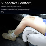 Tesla Model 3/Y Seat Cushion Cover with Memory Foam Leg Support (1 Pcs) – Full Coverage Design, Breathable & Water-Resistant Protection