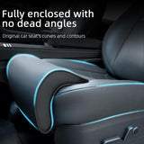Tesla Model 3/Y Seat Cushion Cover with Memory Foam Leg Support (1 Pcs) – Full Coverage Design, Breathable & Water-Resistant Protection