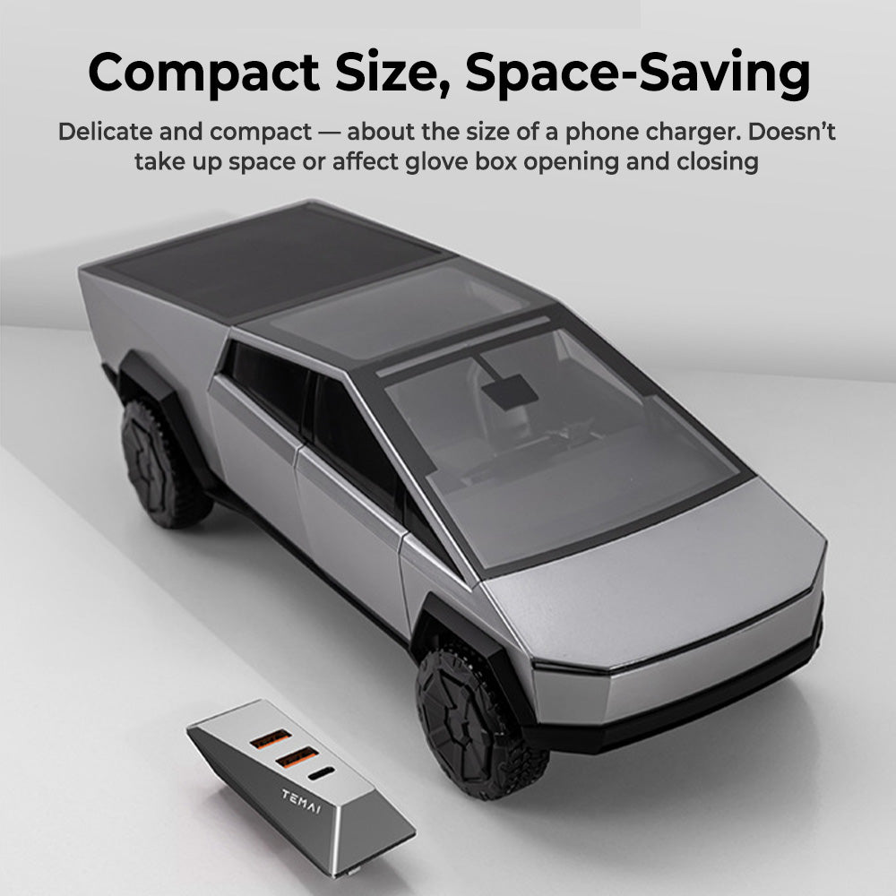 Tesla Model 3 & Model Y Glove Box USB Hub – High-Speed Multi-Port Expansion for Dashcam, Sentry Mode & Fast Charging