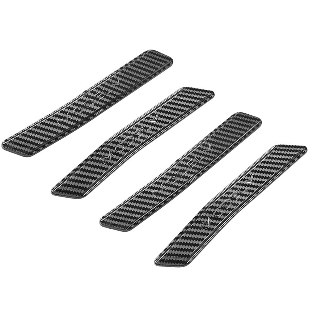 Tesla Model 3 & Y Door Edge Protectors – 4-Piece Anti-Scratch ABS Guards | UV-Resistant, Perfect Fit & Easy Installation
