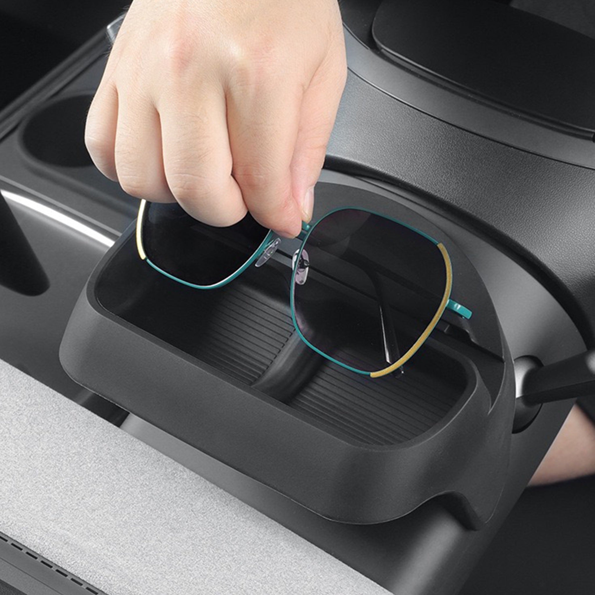 Tesla Model 3 / Y Steering Wheel Organizer Phone Holder Hud Display