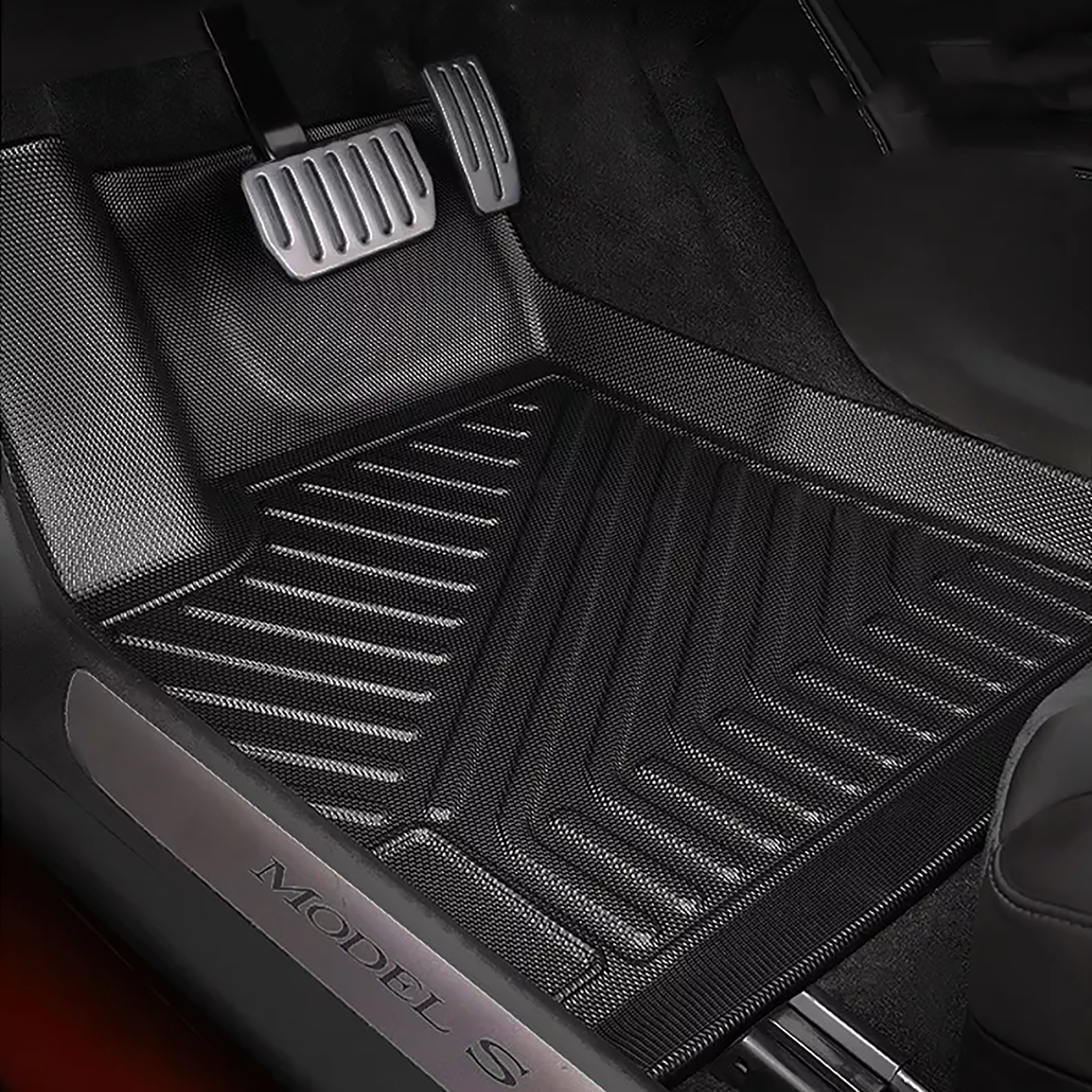 Interior Floor Mats for Tesla Model S Plaid Long Range-Motor Vehicle Carpet & Upholstery-Teego