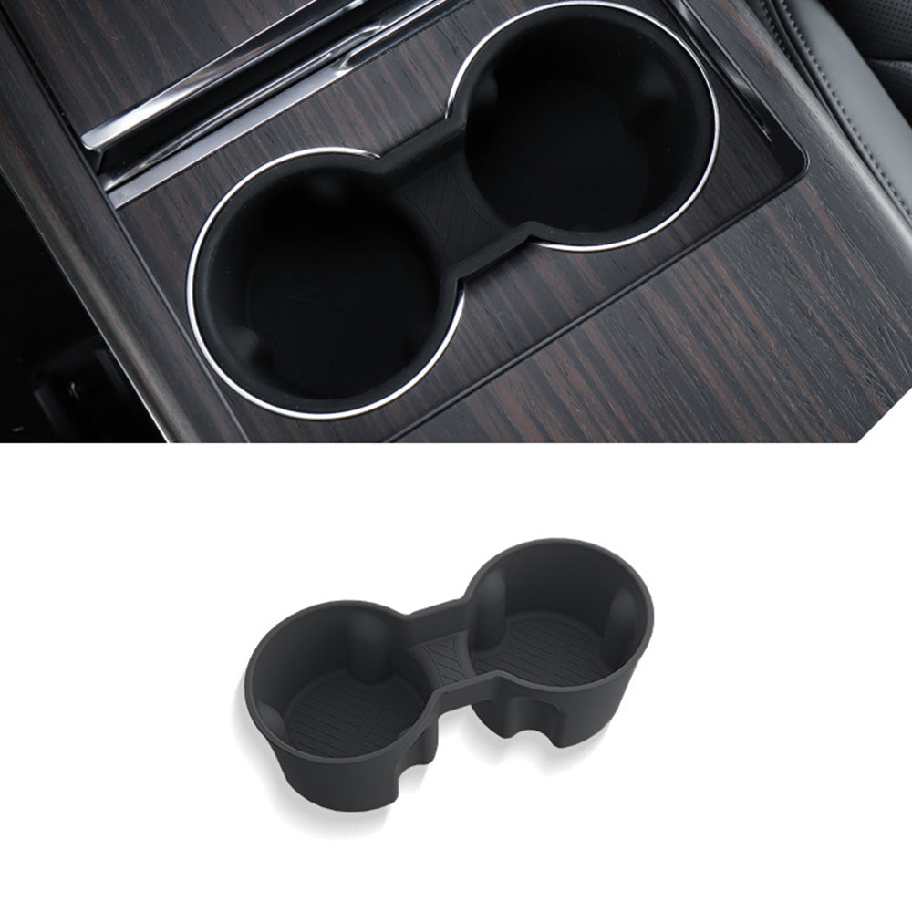 TESSGO Silicone Cup Holder Insert FOR Tesla Model X 2021–2025+(6/7-Seater)