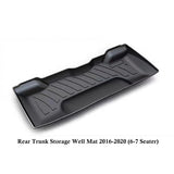Model X Front Rear Trunk Well Mats 2016-2023-Motor Vehicle Carpet & Upholstery-Teego