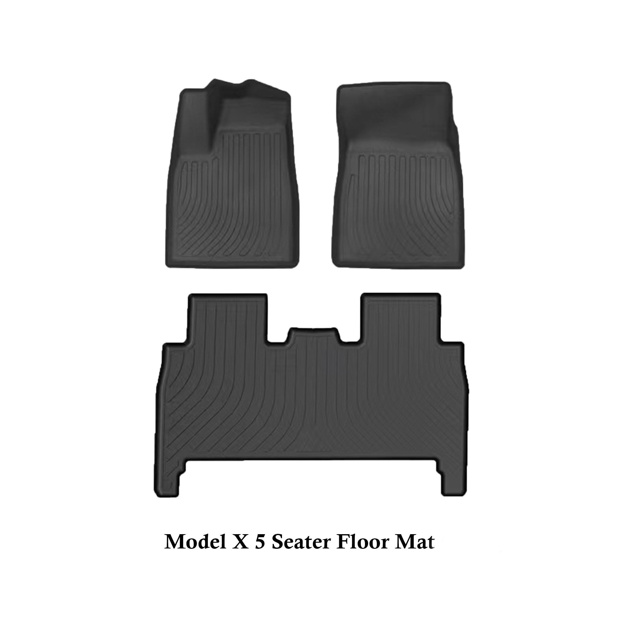 Floor Mats For Tesla Model X 2016-2023-Motor Vehicle Carpet & Upholstery-Teego