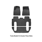 Floor Mats For Tesla Model X 2016-2023-Motor Vehicle Carpet & Upholstery-Teego
