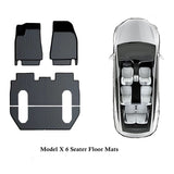Floor Mats For Tesla Model X 2016-2023-Motor Vehicle Carpet & Upholstery-Teego