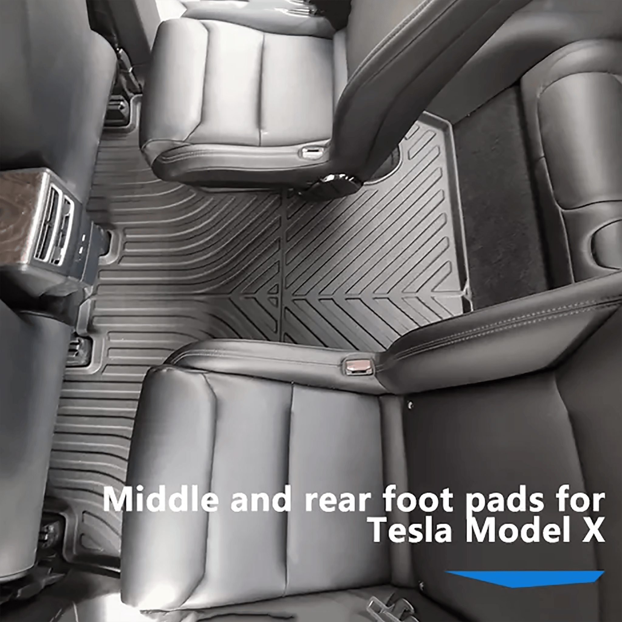 Floor Mats For Tesla Model X 2016-2023-Motor Vehicle Carpet & Upholstery-Teego