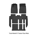 Floor Mats For Tesla Model X 2016-2023-Motor Vehicle Carpet & Upholstery-Teego