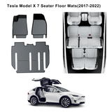Floor Mats For Tesla Model X 2016-2023-Motor Vehicle Carpet & Upholstery-Teego