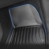 Tesla Model X 5-Seater Custom All-Weather Floor Mats (2021-2025+) – Durable TPE, Full Coverage & Eco-Friendly