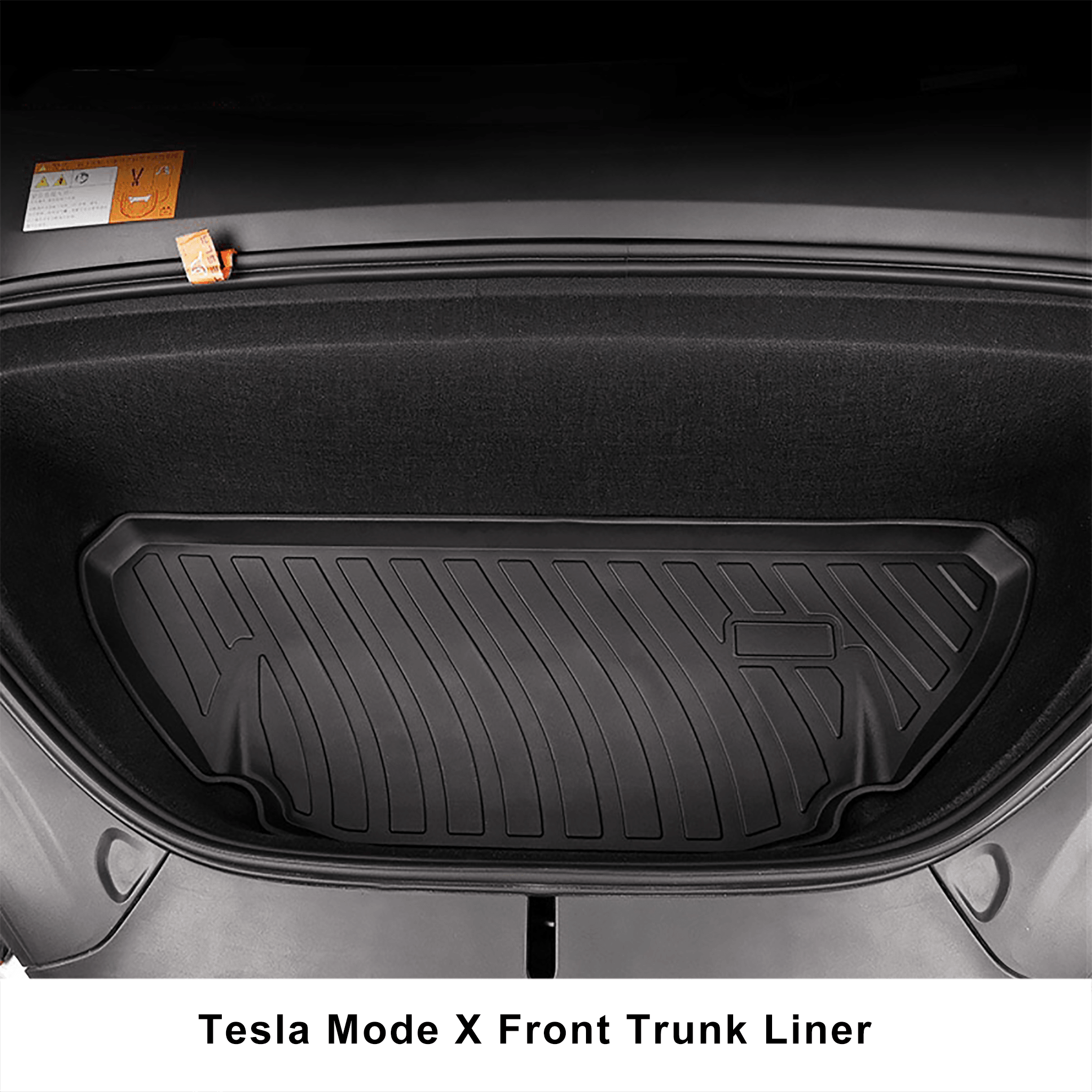 Model X Front Rear Trunk Well Mats 2016-2023-Motor Vehicle Carpet & Upholstery-Teego