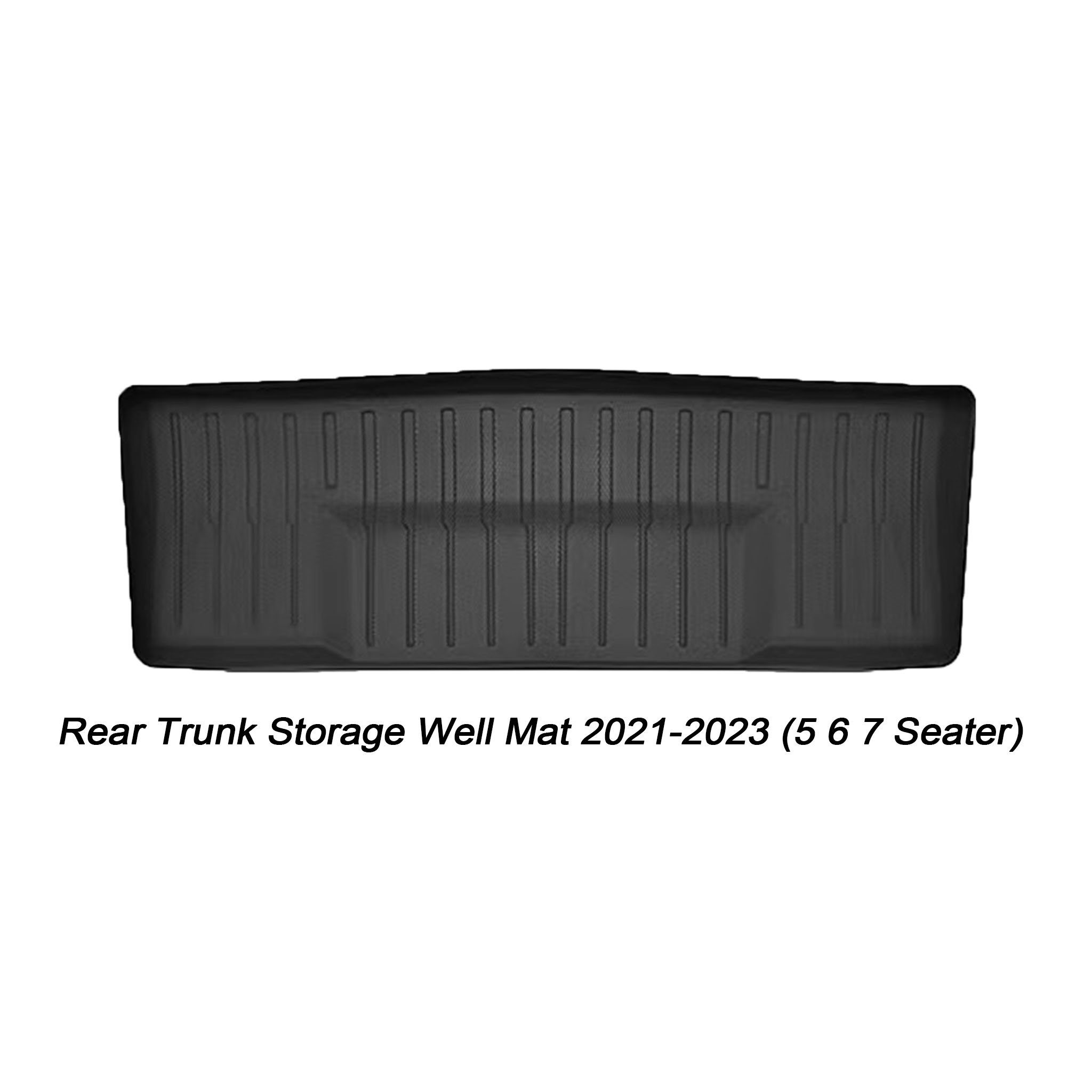 All-Weather TPE Trunk Mat Set for Tesla Model X – Front Trunk, Rear Trunk & Trunk Well Liners | Heavy-Duty Protection, Custom Fit