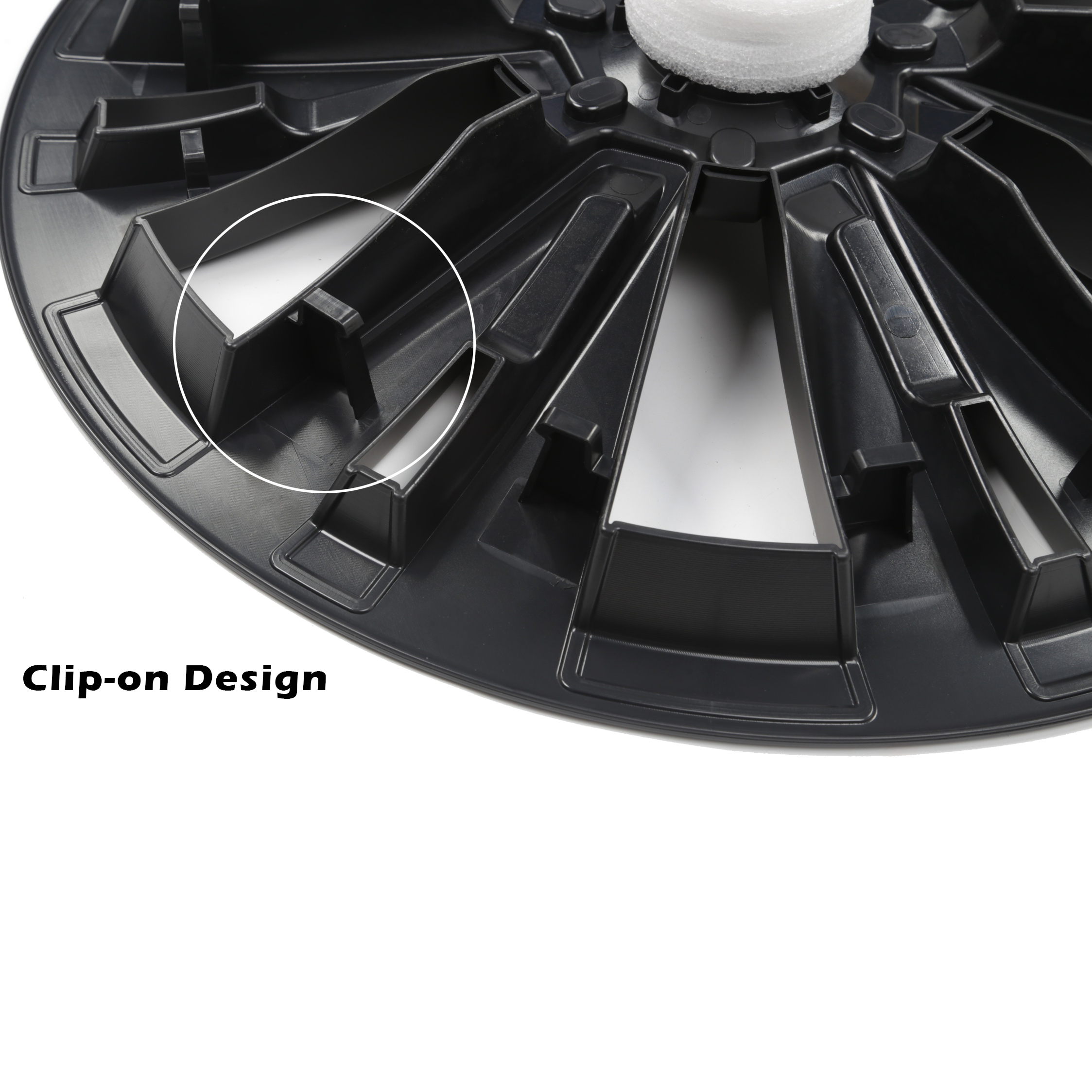 Model X Style Turbine Wheel Covers Clip-on Design
