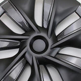 Tesla Model Y Wheel Covers 19 Inch Accessories 2024 2023 Carbon Fiber Hubcaps