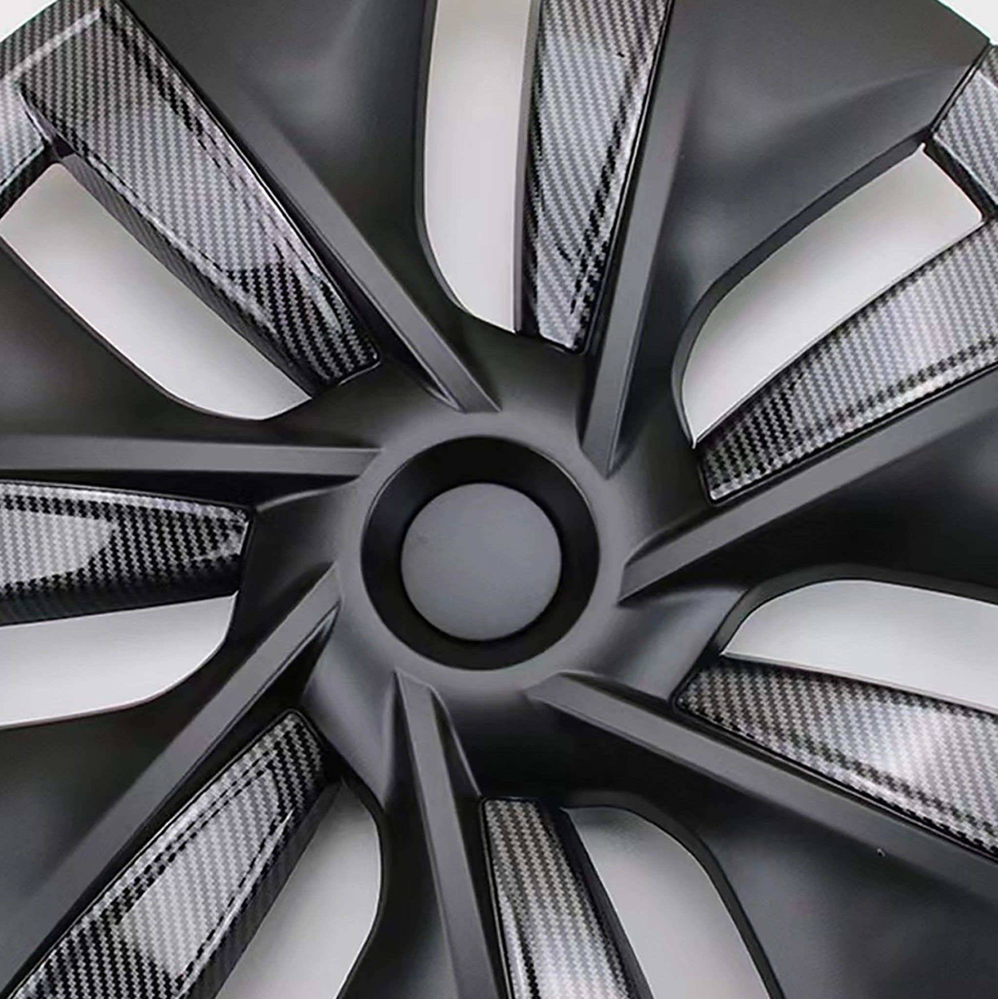 Tesla Model Y Wheel Covers 19 Inch Accessories 2024 2023 Carbon Fiber Hubcaps