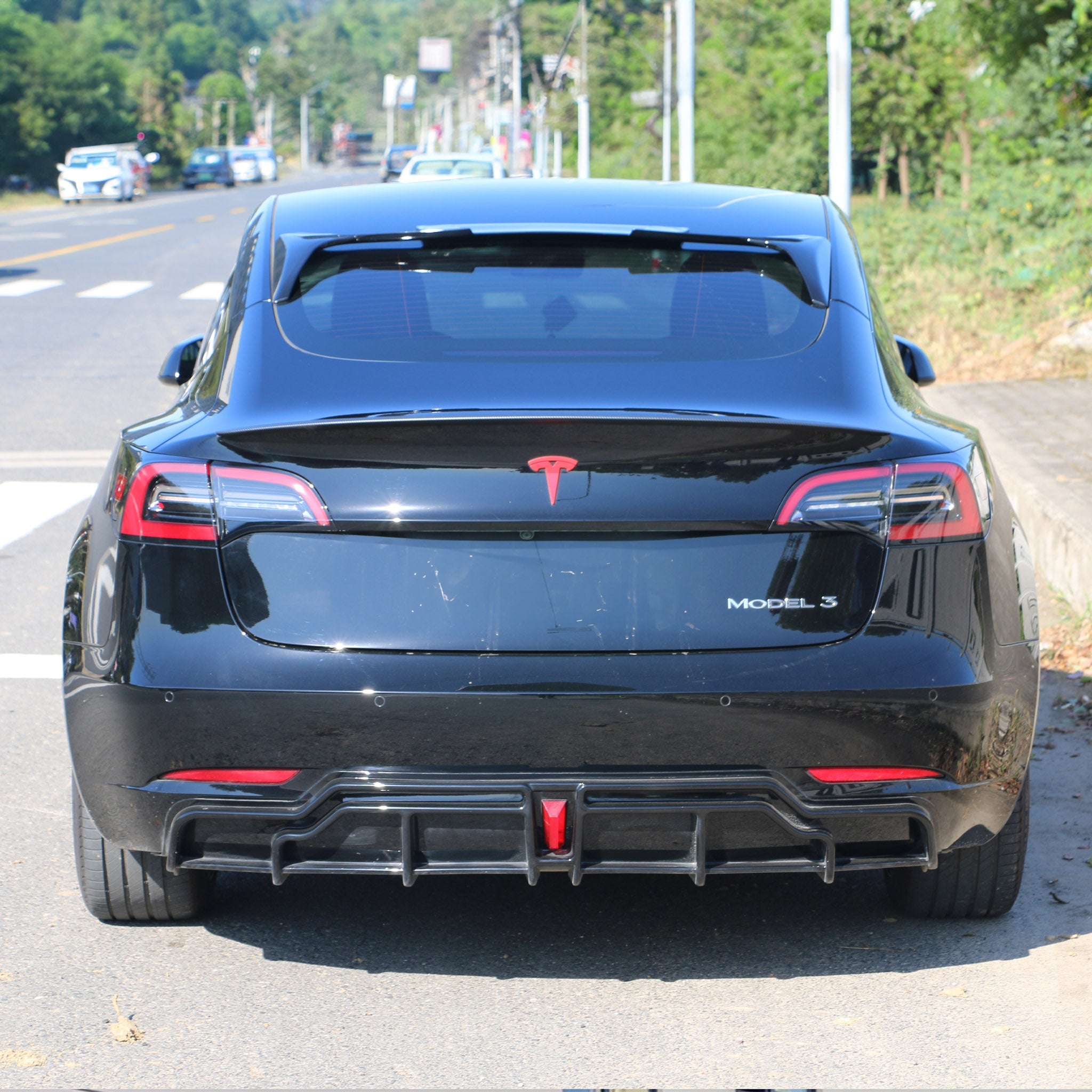 Tesla Model 3 Body Kit(9 Pcs) (2017–2023) – ABS Sport Upgrade for Style & Performance