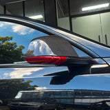 Tesla Model Y Carbon Fiber Mirror Cover Set (Upper & Lower) for 2020–2025.02