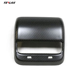 Carbon Fiber Rear AC Outlet Cover For Tesla Model 3 & Y by Teego