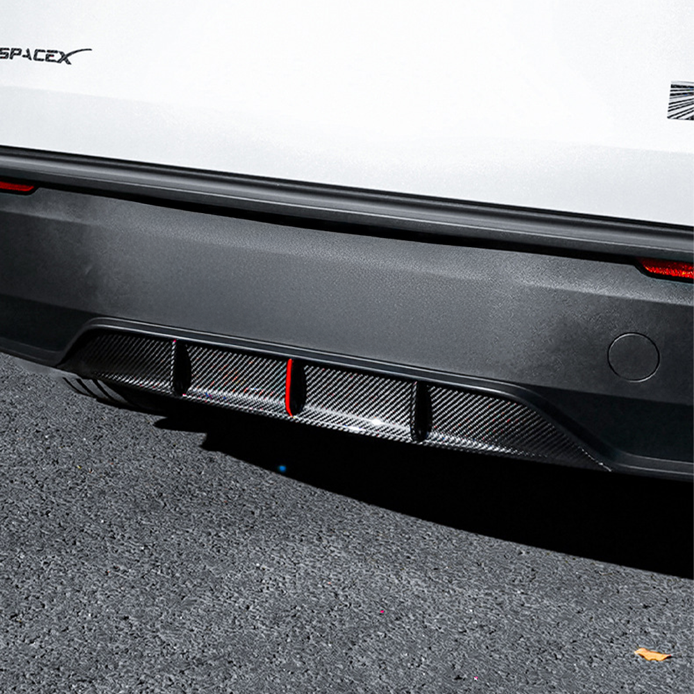 Tesla Model Y Carbon Fiber Rear Diffuser