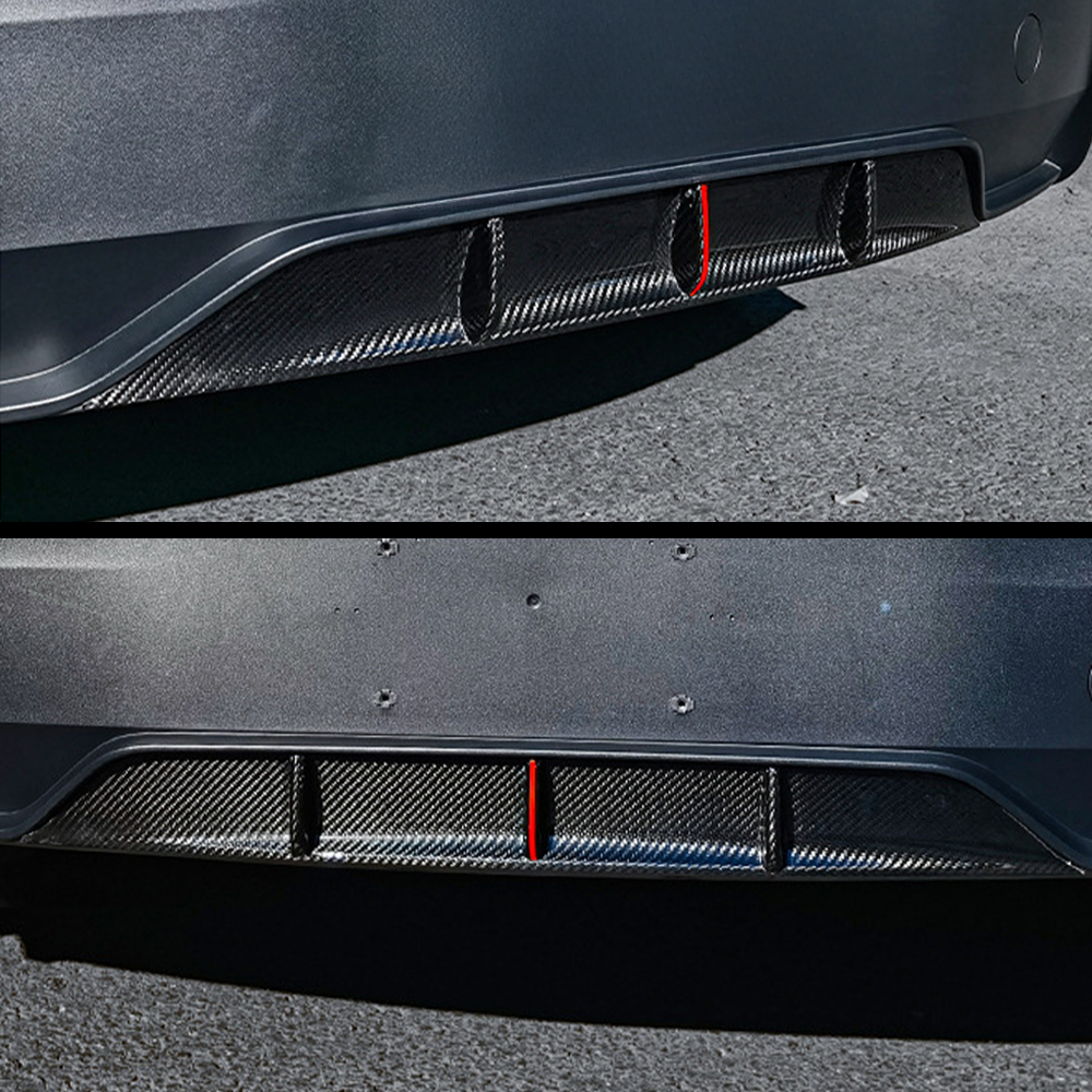 Tesla Model Y Carbon Fiber Rear Diffuser